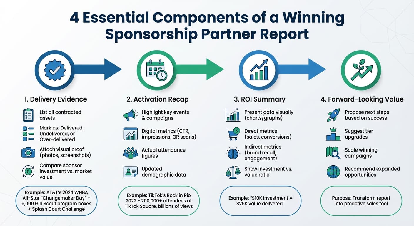 4 Essential Components of a Winning Sponsorship Partner Report