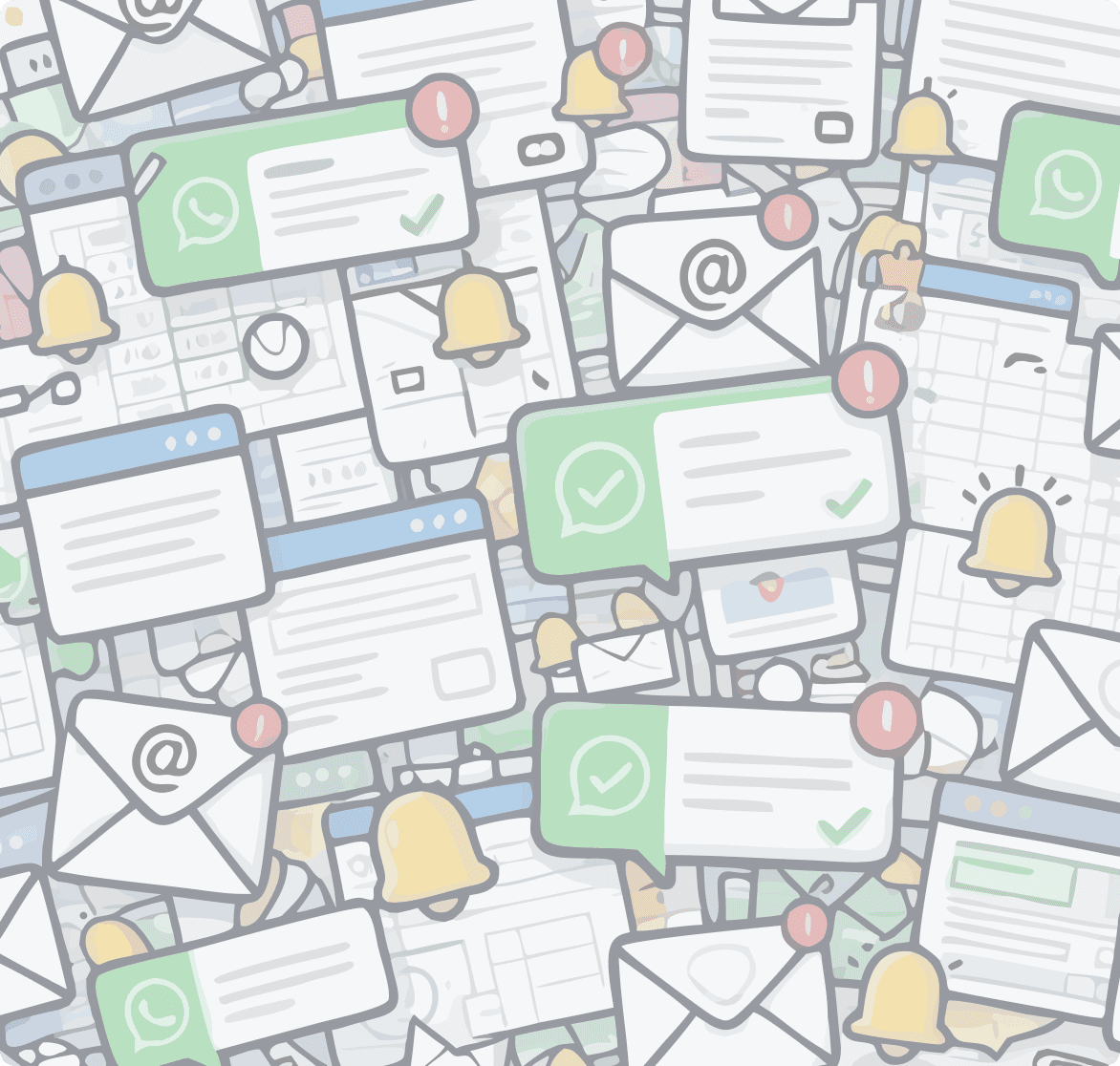 Cluttered spreadsheets and disconnected tools representing the old way of managing sponsorships